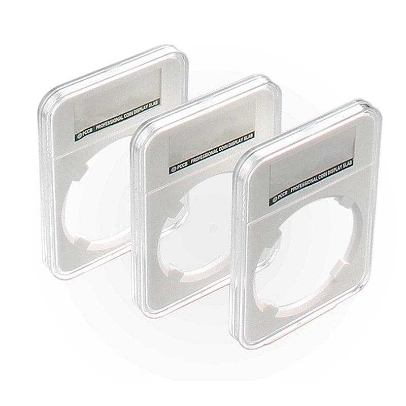 1Pc 40mm Coin Storage Box PCCB Second Generation Identification Protector Box Transparent Coin Holder Coin Collecting Box