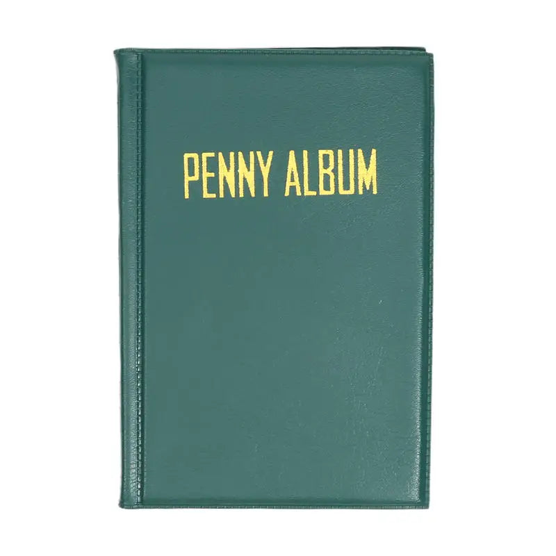 Penny Coin Collection Book Pressed Penny Book Hold 108 Coin Storage Holder For Display Souvenir Collecting Money Organizer