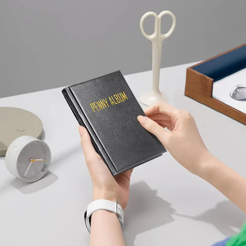 Penny Coin Collection Book Pressed Penny Book Hold 108 Coin Storage Holder For Display Souvenir Collecting Money Organizer