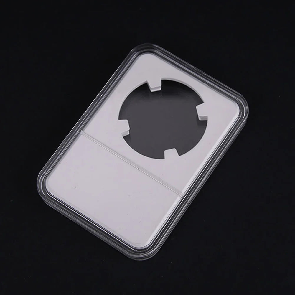 1Pc 40mm Coin Storage Box PCCB Second Generation Identification Protector Box Transparent Coin Holder Coin Collecting Box
