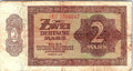 Germany 2 Deutsche Mark Banknotes, year 1948