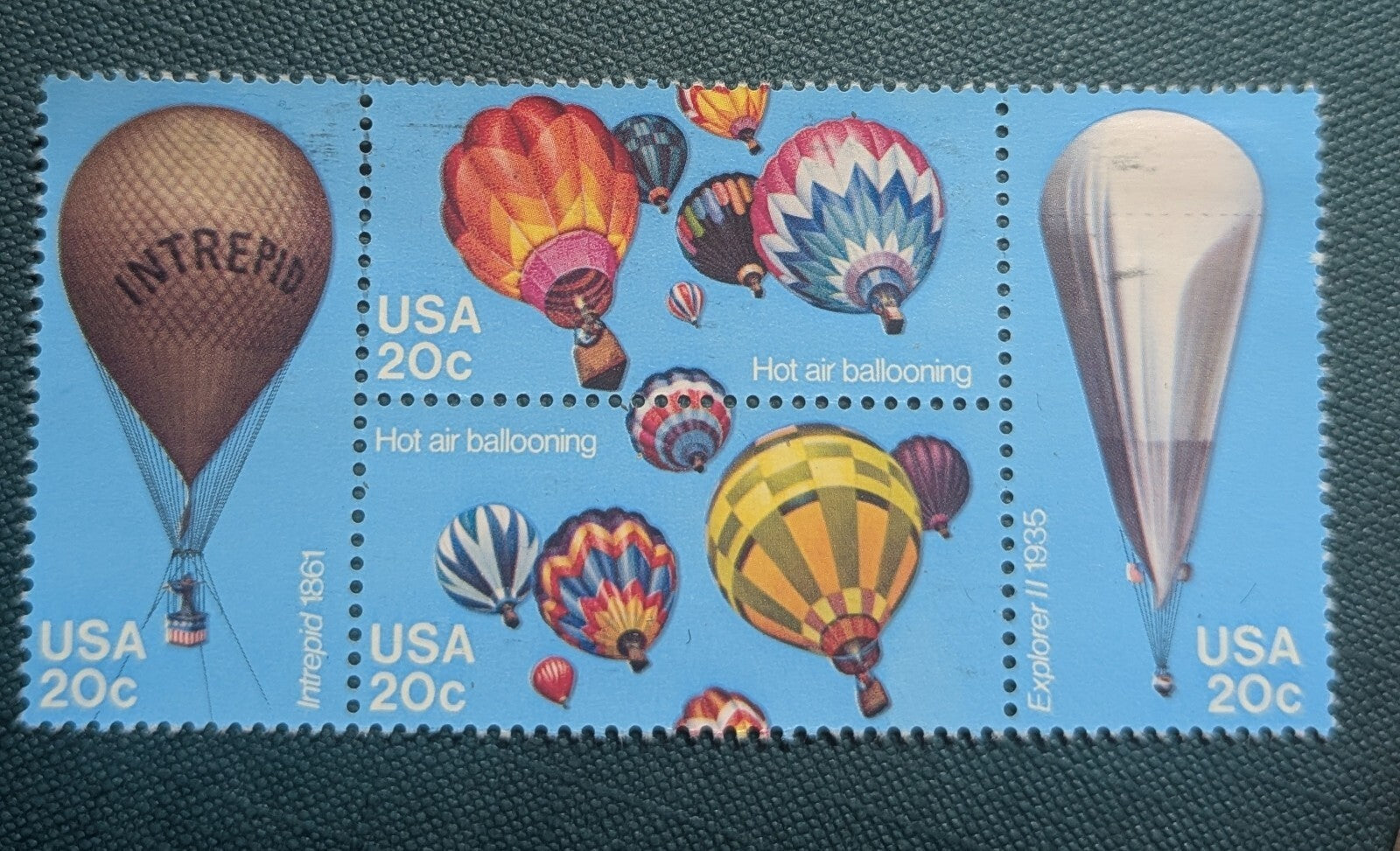 Scott 2032 - 2035 - Ballooning. Block Of 4.  MNH.