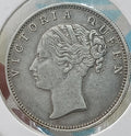#UQ9#Old  EAST INDIA COMPANY 1840 VICTORIA SILVER RUPEE Indian head 11.6gm