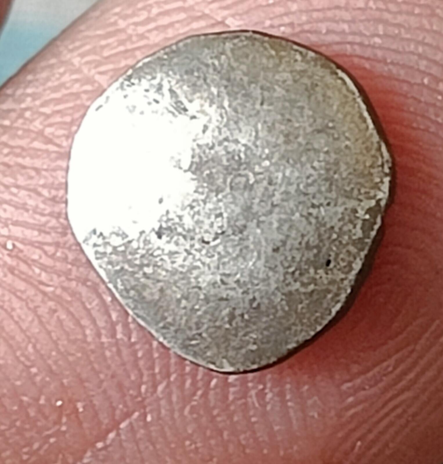 #H2#Ancient GANDHARA JANAPADA Authentic 600 B.C 1/16 Silver Punch mark coin.
