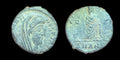 Ancient Roman coin. Divus Constantine I AD 337. Follis Æ 15 mm.