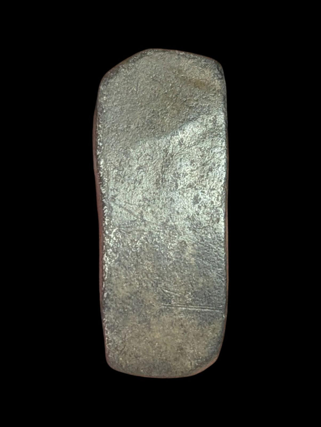 ⭐INDIA⭐. Ancient GANDHARA JANAPADA Authentic OLD 600 B.C Debased Coin Bent Bar.