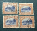 4 Pcs TRINIDAD & TOBAGO #35  1935  2c AGRICULTURAL COLLEGE F-VF  USED