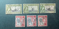 Jamaica Scott # 166 & 1955 The 300th Anniversary of Jamaica Lot Of 6
