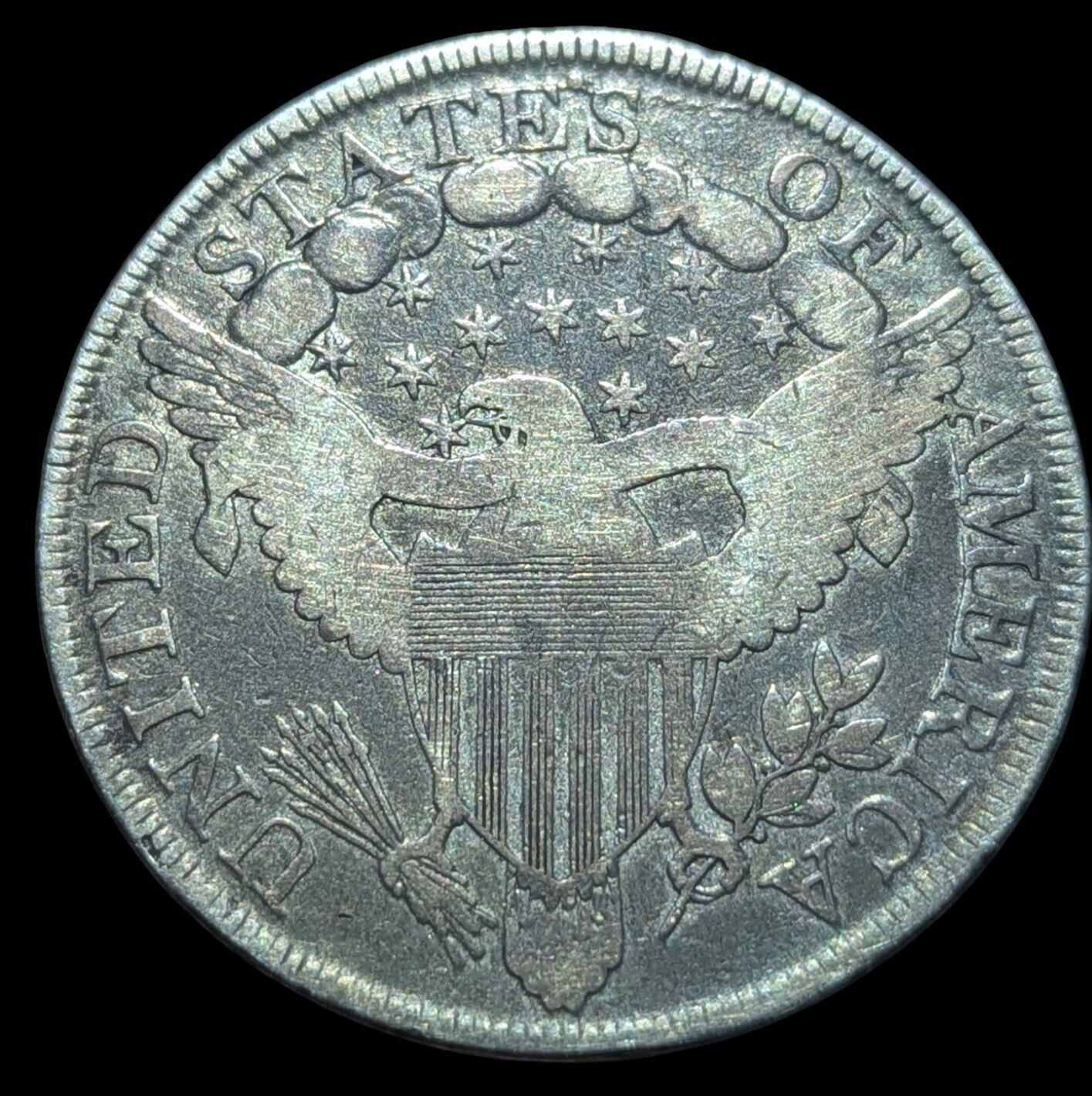 1800 - Draped Bust Silver Dollar - VF Détails Date rapprochée Low 8 10 Arrow Rev, 26g