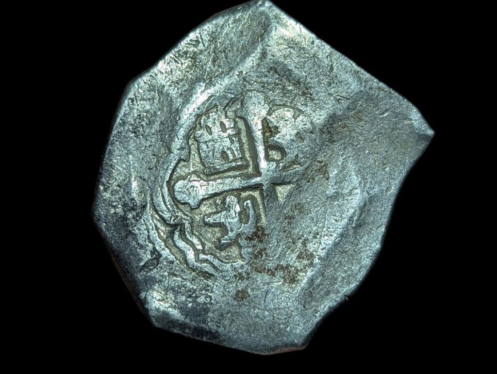 Pirate Cob Spanish colonial Mexico 8 Reales 1711 -1728 Rare, 26.8 G*"