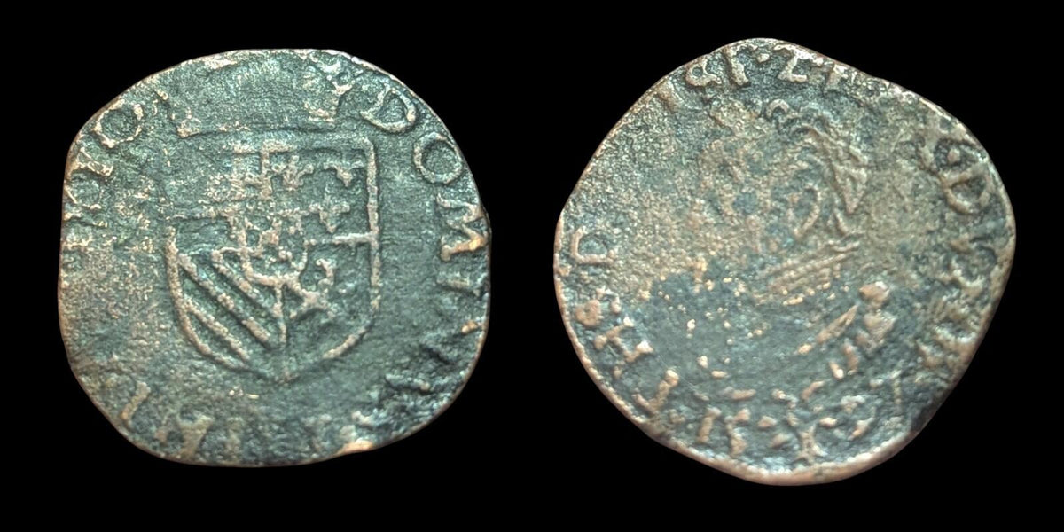 Spanish Netherlands Brabant, Duchy of½ Liard "Gigot" - Philip II Maastrich