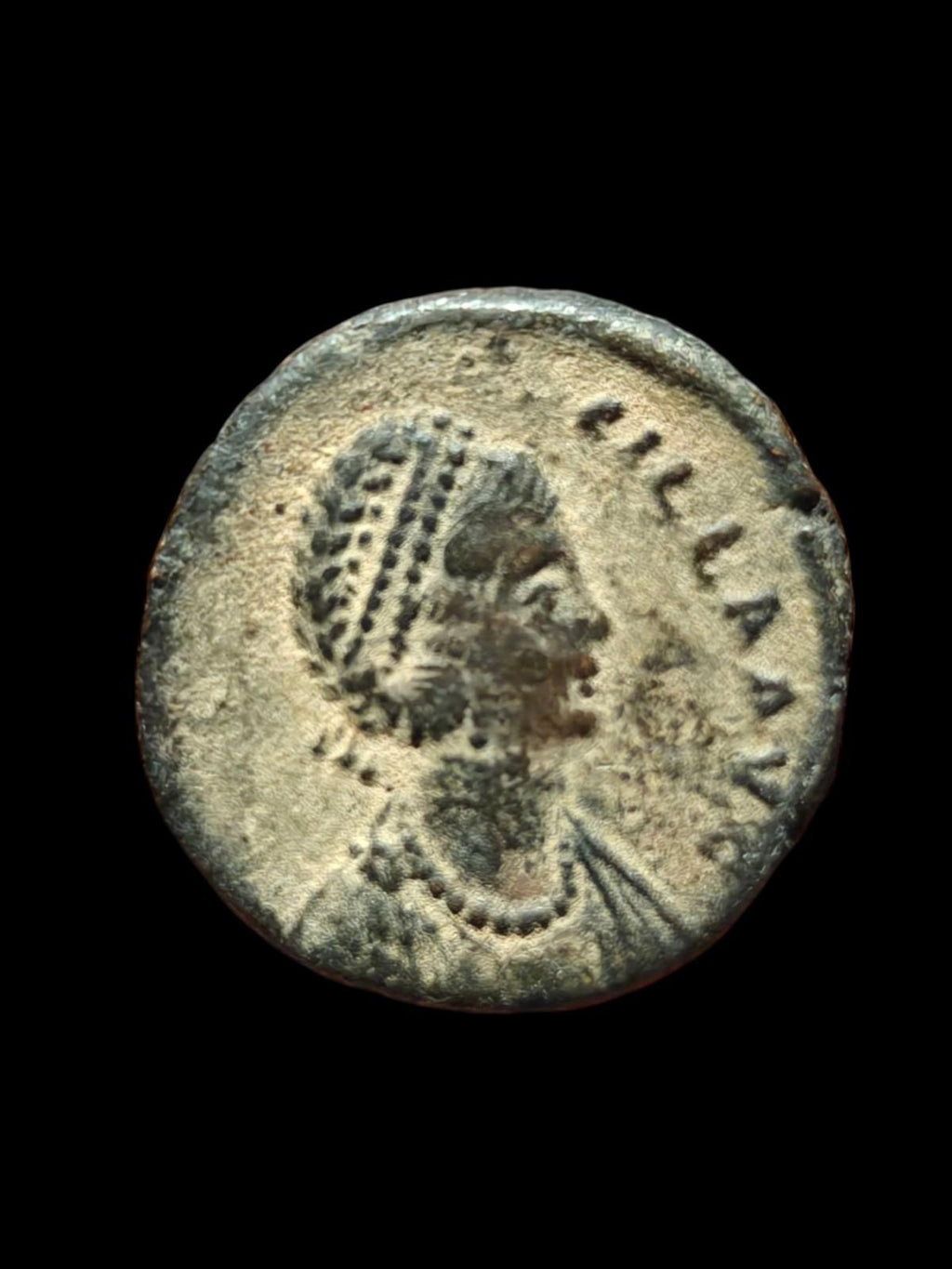 EUDOXIA Arcadius Wife 401AD Authentic Ancient Roman Coin VICTORY CHI-RHO