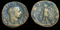 222-235 ap. J.-C. Empire romain Sévère Alexandre Sesterce en bronze Mars Monnaie ancienne