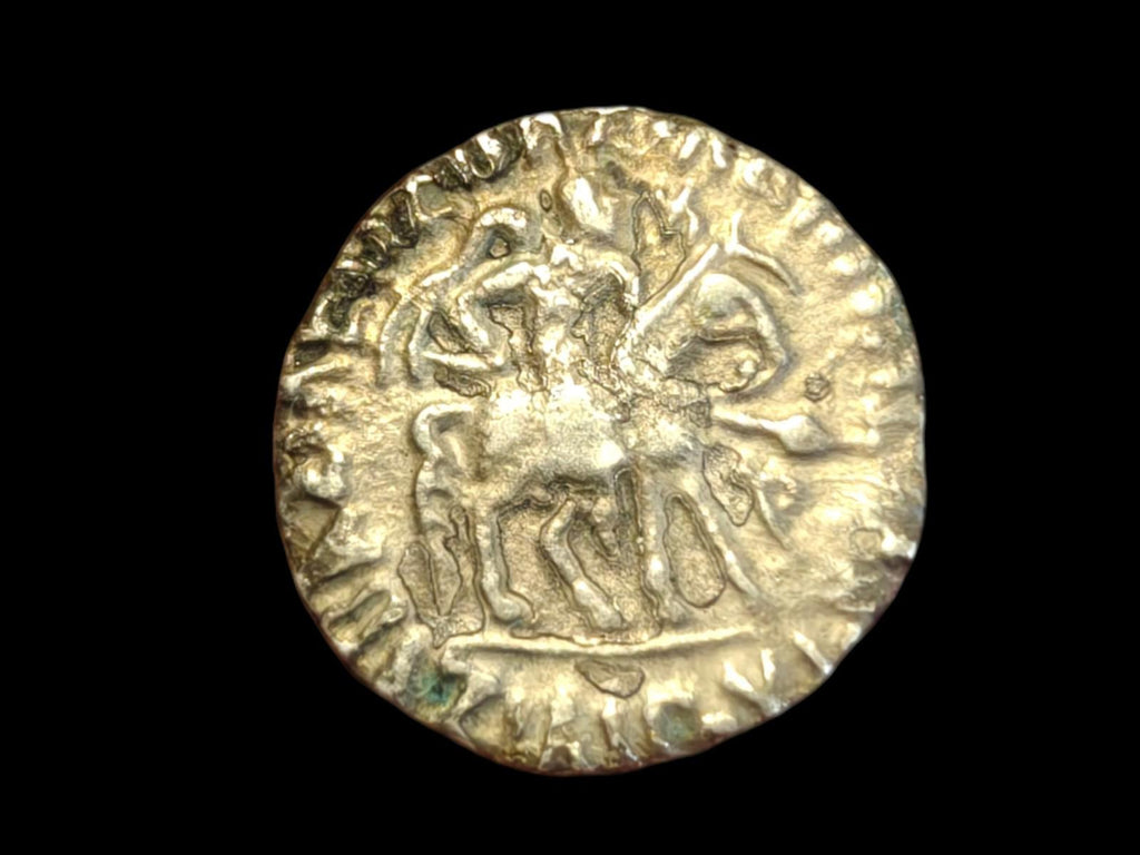 古代斯基泰国王，阿泽斯二世，公元前58-12年，印度-希腊王国德拉克马，罕见