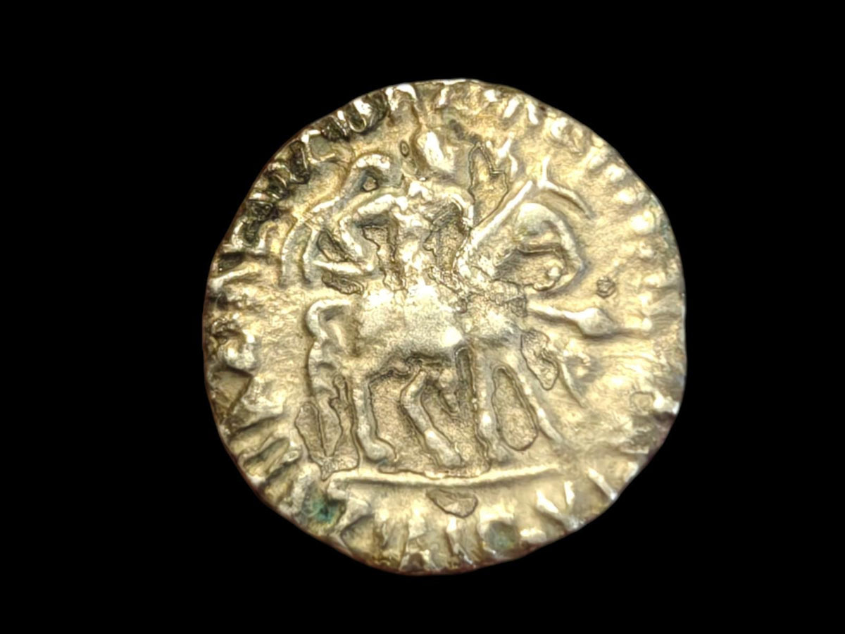 古代斯基泰国王，阿泽斯二世，公元前58-12年，印度-希腊王国德拉克马，罕见