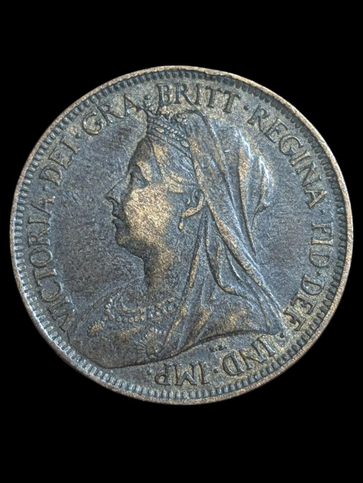1899 Grande-Bretagne Victoria Halfpenny Belle Originale Magnifique Qualité