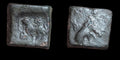 Ancient India Excellent grade Taxila  copper unit Lion-Elephant type Gandhara