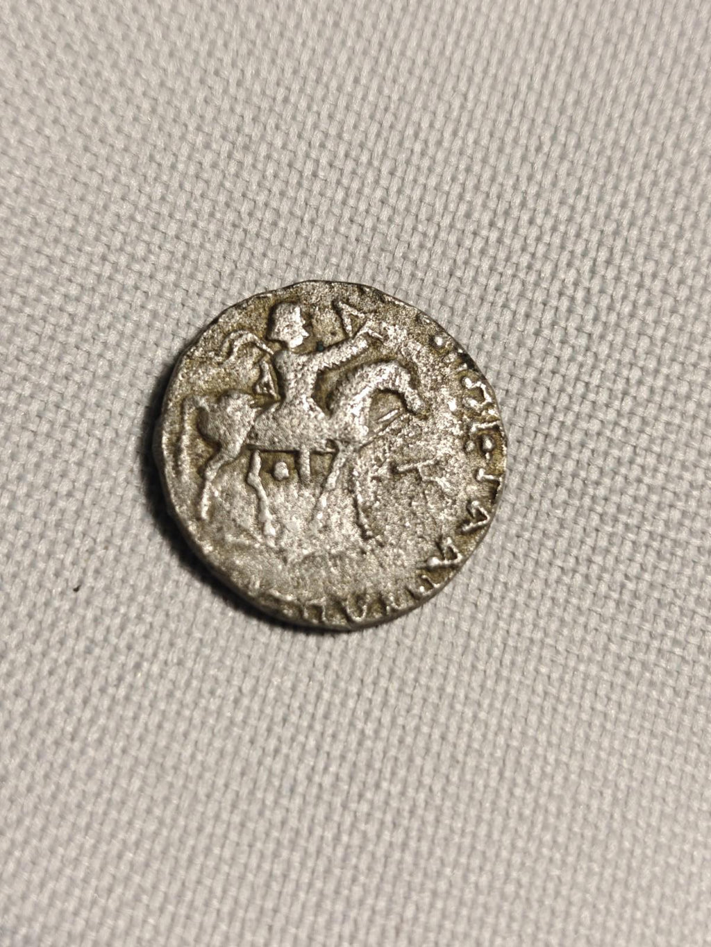 Ancient Indo-Scythian Kingdom Azes II AR Tetradrachm Silver Coin