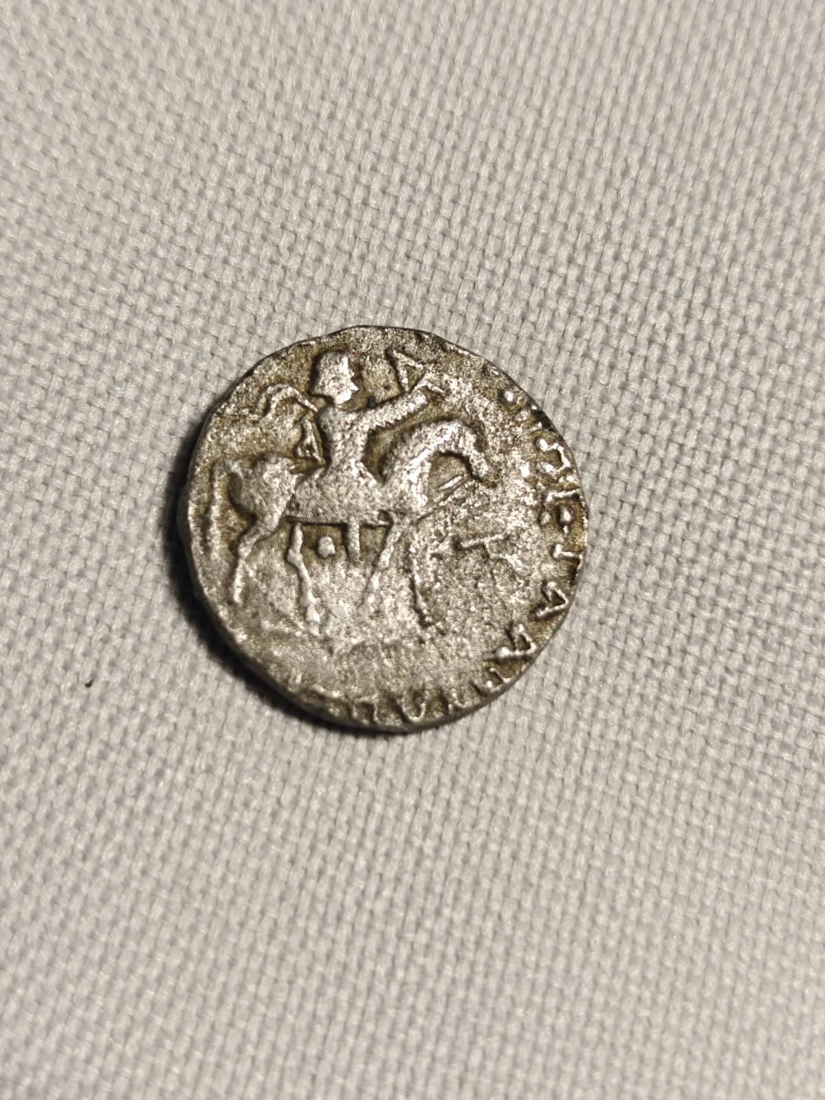 Ancient Indo-Scythian Kingdom Azes II AR Tetradrachm Silver Coin