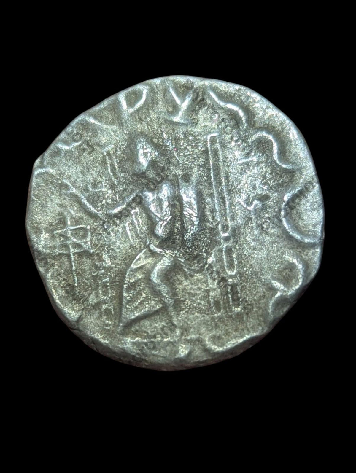 BAKTRIA, Indo-Greek Kingdom. Hermaios Soter. Circa 105-90 BC. AR Tetradrachm