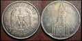 1934-E WW2 German 5 Mark Silver Coin Potsdam Garrison Church Muldenhütten Mint