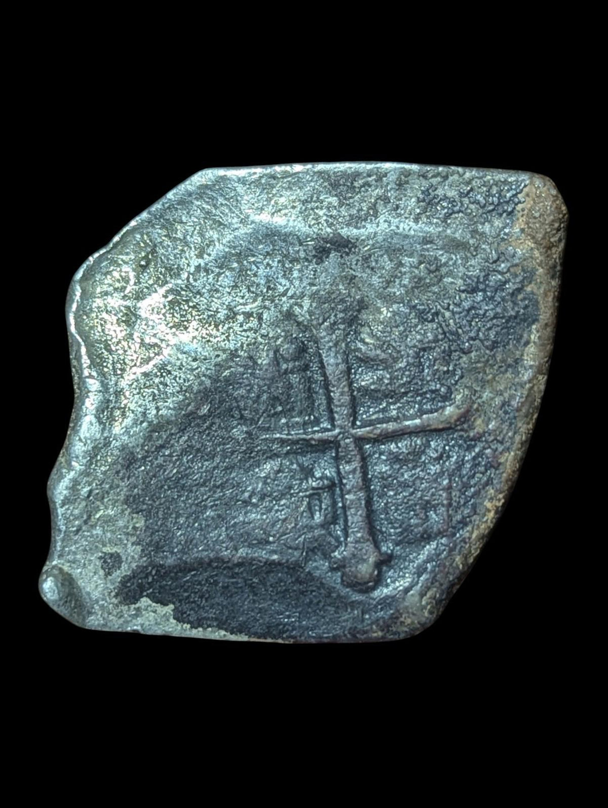 Pillage Pirate du Mexique espagnol 8 Réaux 1711-1728 Rare, 26,5 G
