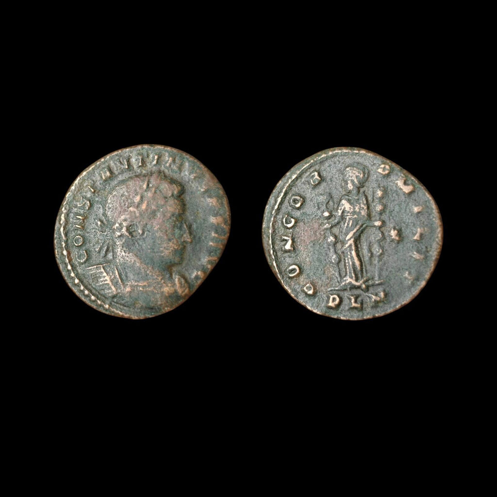 RARE Nummus - Constantinus I Laureate, CONCORD Londinium
