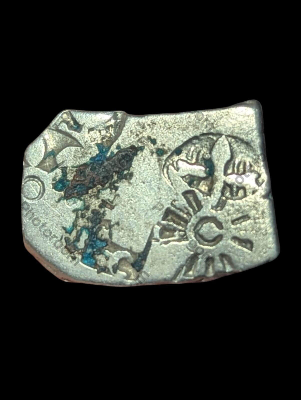 India Bengal INDUS Valley Mayuriyan Punch silver Coin 300 BC BIRD Symbol