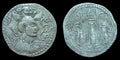 HUNNIC TRIBES or Nezak Huns Nezak Shah 500AD ANCIENT Drachm Coin Rare 🥈 Silver