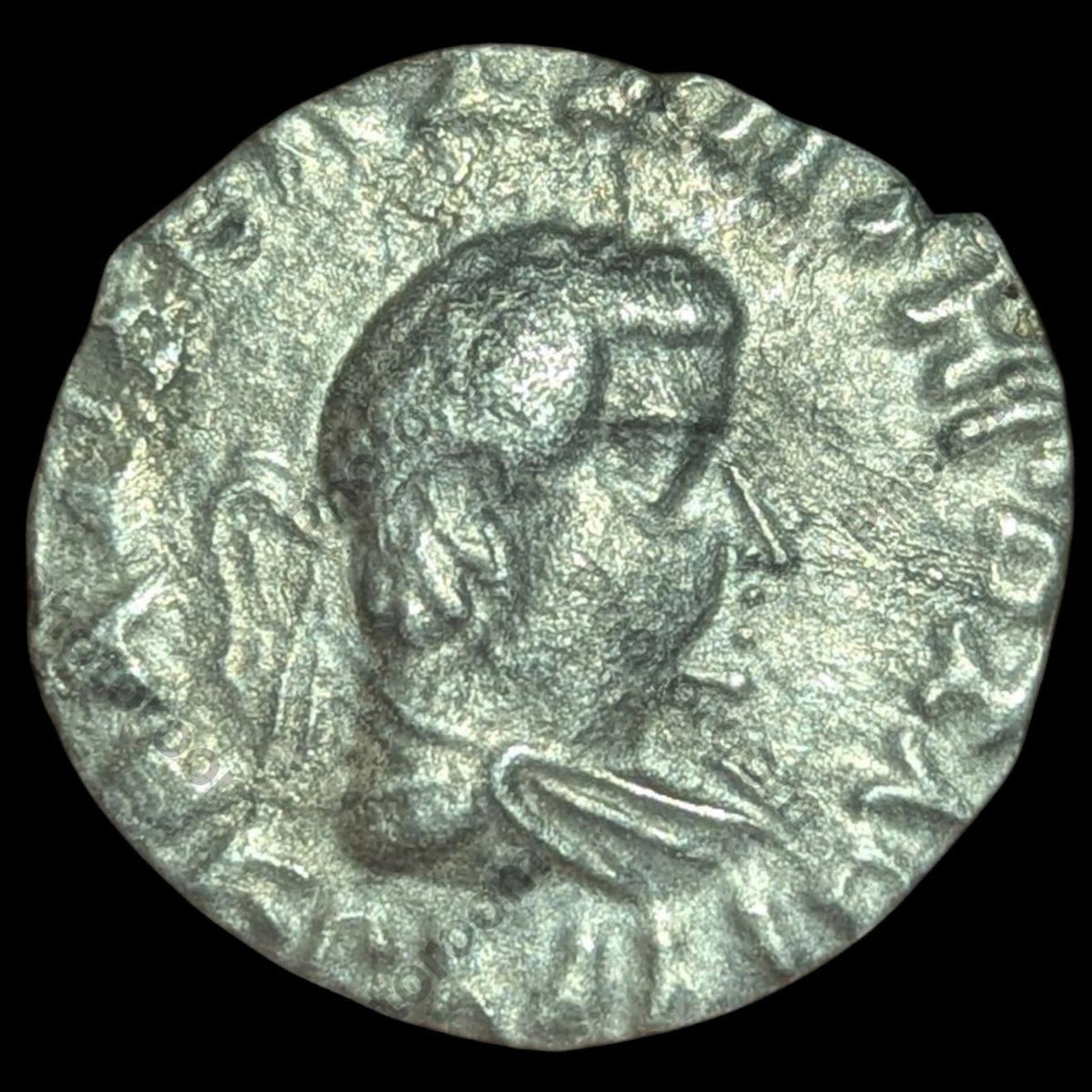 BACTRIANE, Royaume indo-grec. Hermaios Soter. Circa 105-90 av. J.-C. Tétradrachme en AR