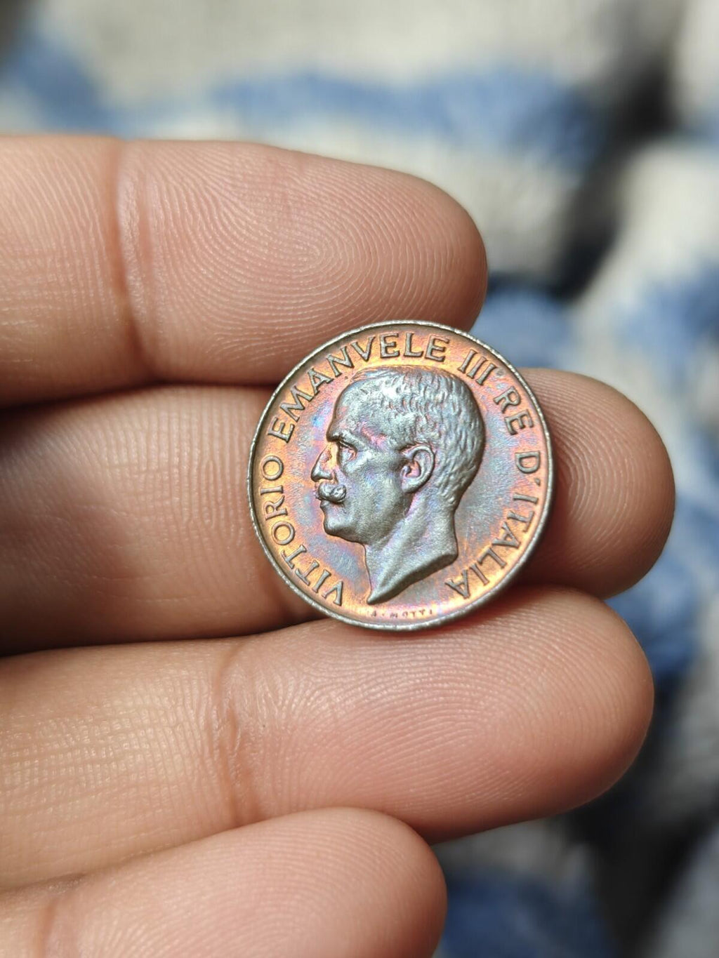 ITALIE 1921 5 Centesimi Victor-Emmanuel III Non circulé Patine naturelle