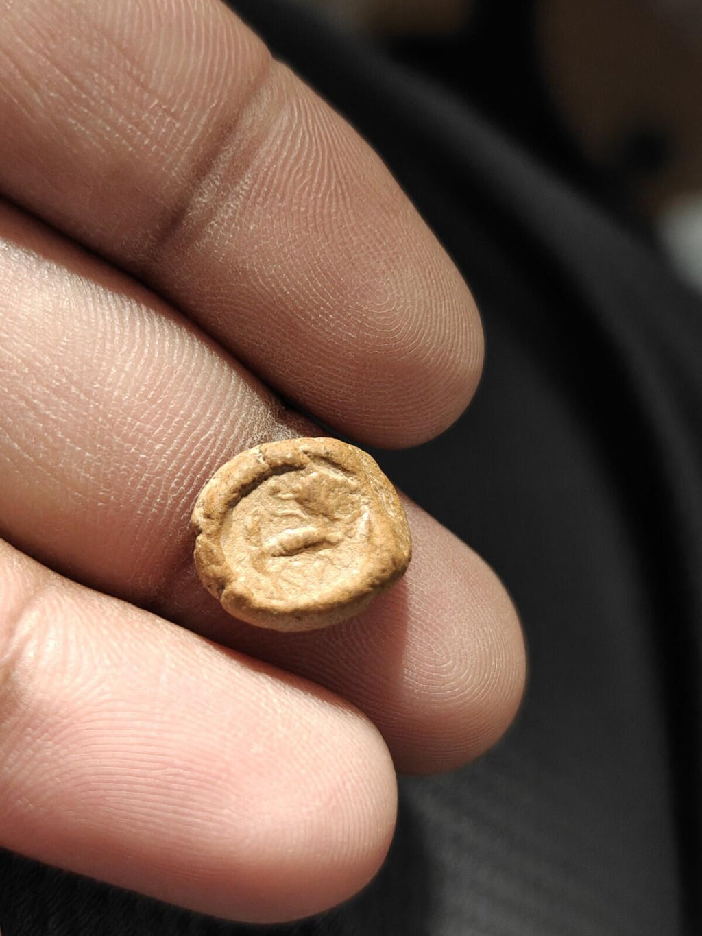 Ancient Greek Roman Circa 1st-3rd centuries AD Terracotta Clay Bullae Tessera