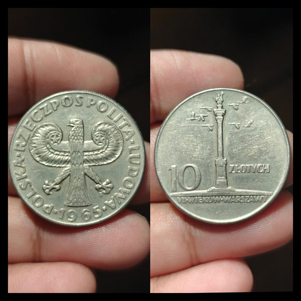 1965 Pologne 10 Zlotys Non Circulé Meilleure Condition Rare