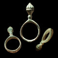 Ancient Bronze Ring GENUINE Roman Byzantine Ornamented Collectible Dark Patina