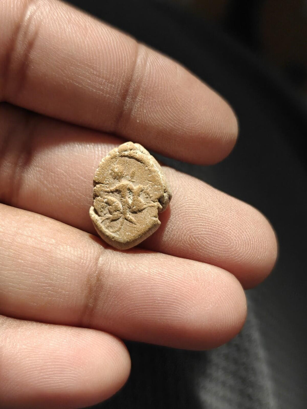 Ancient Greek Roman Circa 1st-3rd centuries AD Terracotta Clay Bullae Tessera
