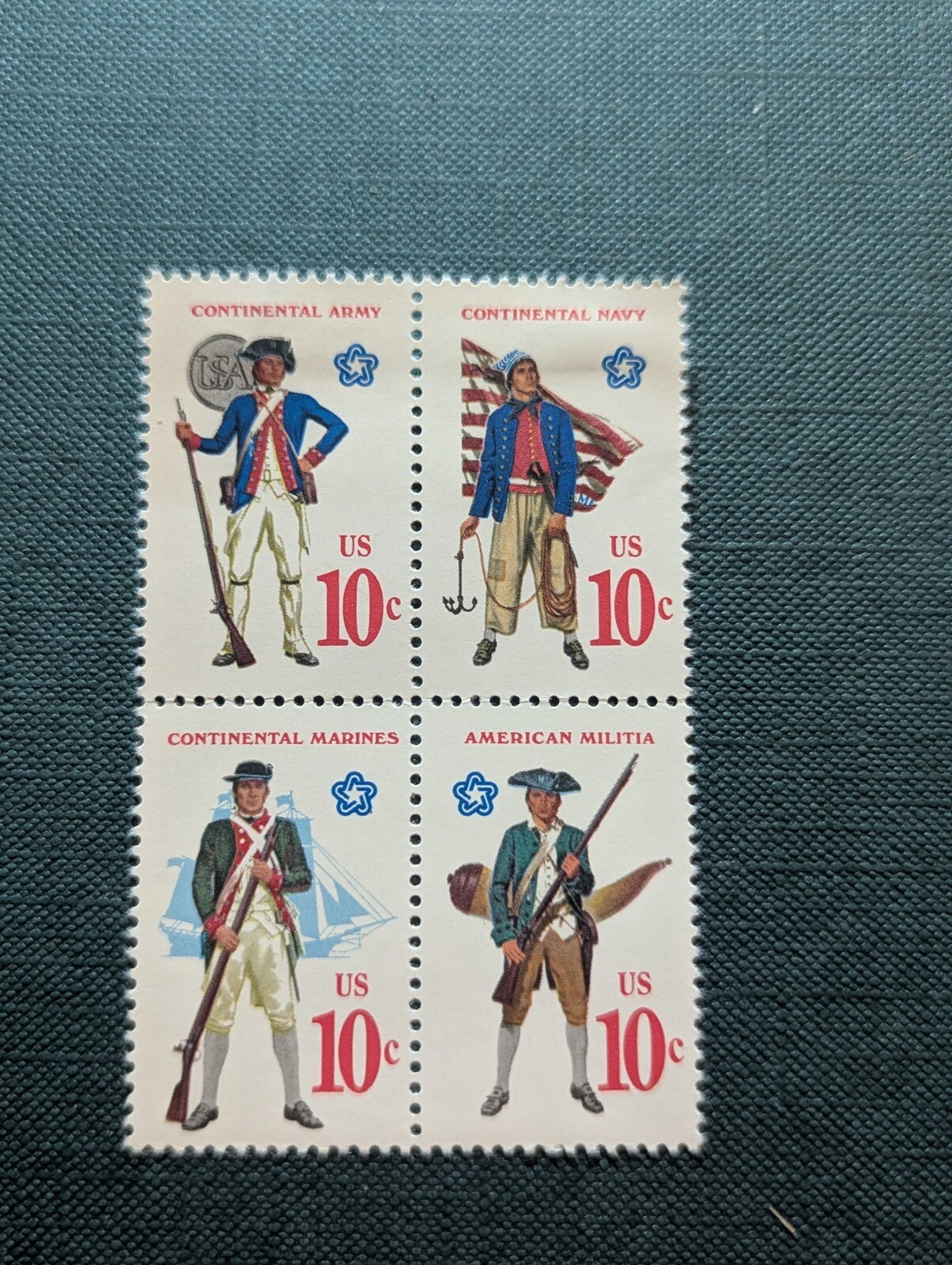 1565 - 1568 * CONTINENTAL ARMY * U.S.Postage Stamps Block Of 4  MNH