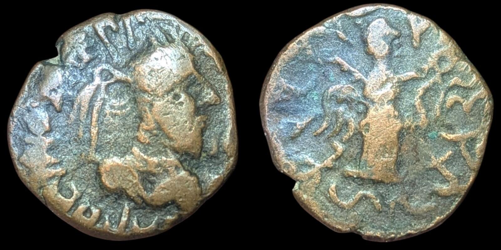 INDO PARTHIAN Kingdom, Gondopharid Dynasty. Gondophares. Circa 40-5 BC. AE