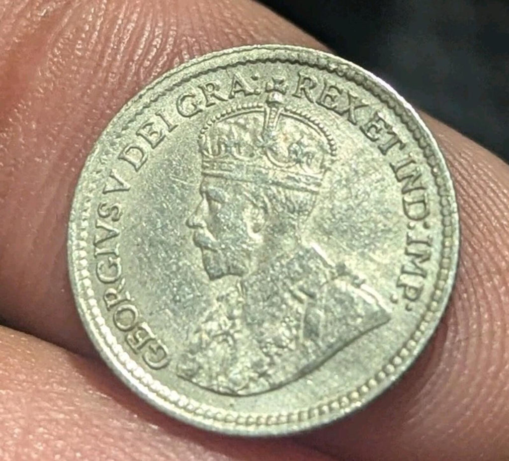 1917 Canada 5 Cent Silver