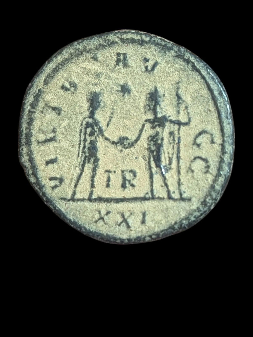 Ancient Roman Coin Carinus, 283 - 285. Antoninianus Tripolis Zeus Global Victory - Numis Hobby Shop