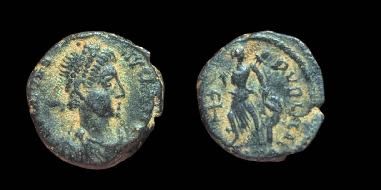 Ancient Roman Coin Theodosius 384AD Victory Wreath Captive Chi - rho - Numis Hobby Shop