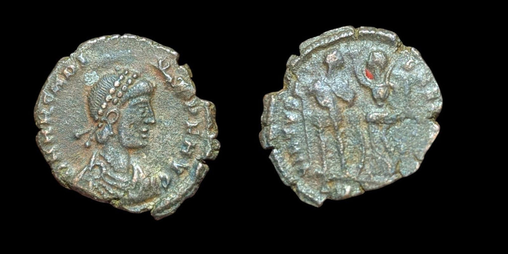 ARCADIUS crowned by Victory 395AD Authentic Ancient Roman Coin - Numis Hobby Shop