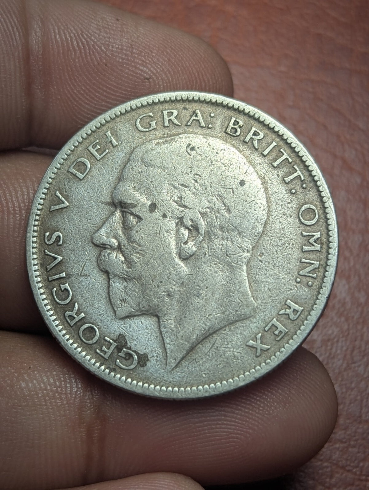 1928 George V Great Britain U.K. Silver Half Crown