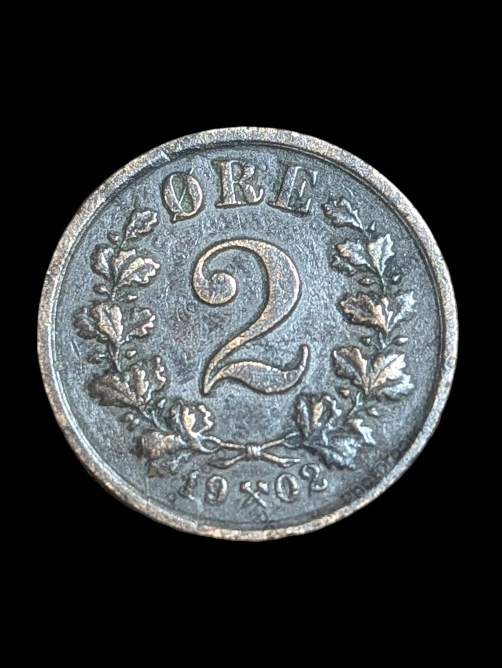 Norway 1902 2 Ore Wow Grade