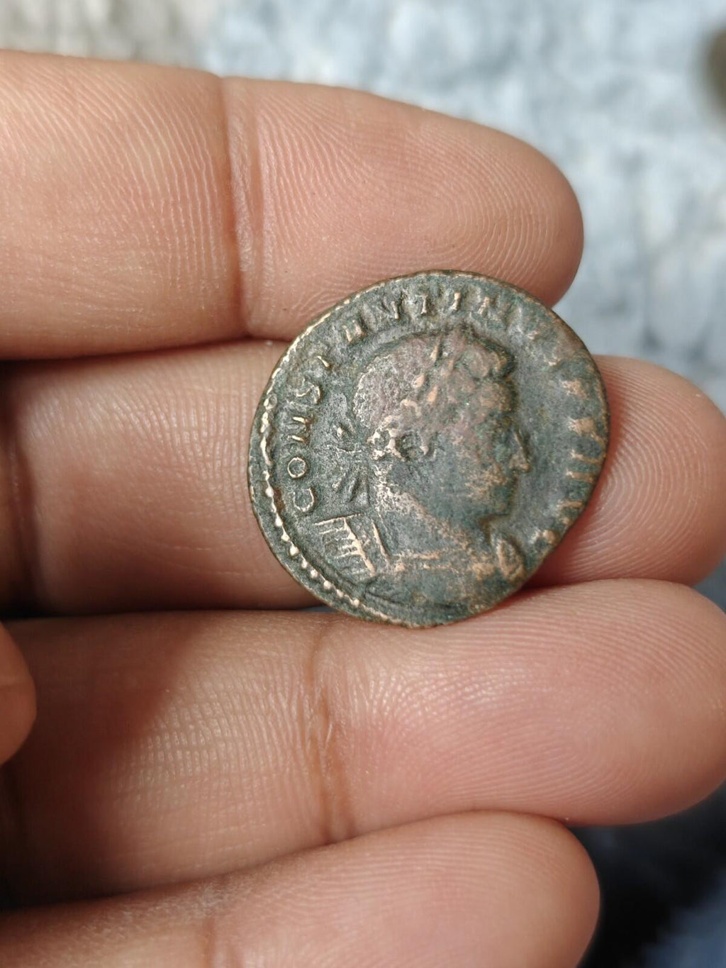 RARE Nummus - Constantinus I Laureate, CONCORD Londinium