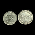1922 Italie Une 1 Lire Femme assise à gauche en nickel Monnaie du monde pièce rare