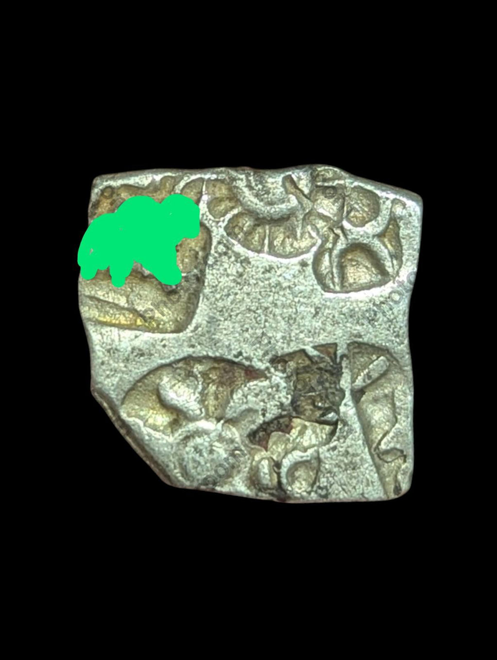 Inde ⭐ Vallée de l'Indus Mayuriyan Punch ⭐ Pièce d'argent 300 av. J.-C. 🦁 Lion