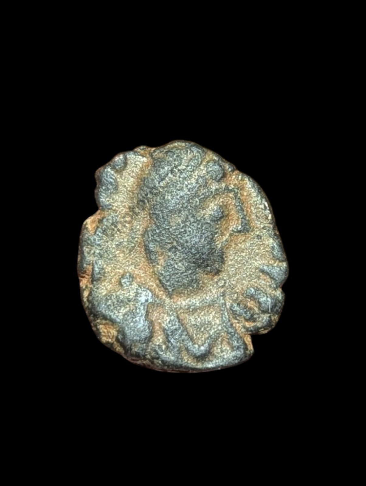 Ancient Christian Byzantine Dynasty Artifact 5 Nummi - Justinian I