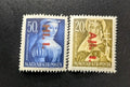 HUNGARY 1946 EXTREMELY SCARCE LETTER OVERPRINT SCOTT F1a PERFECT MNH