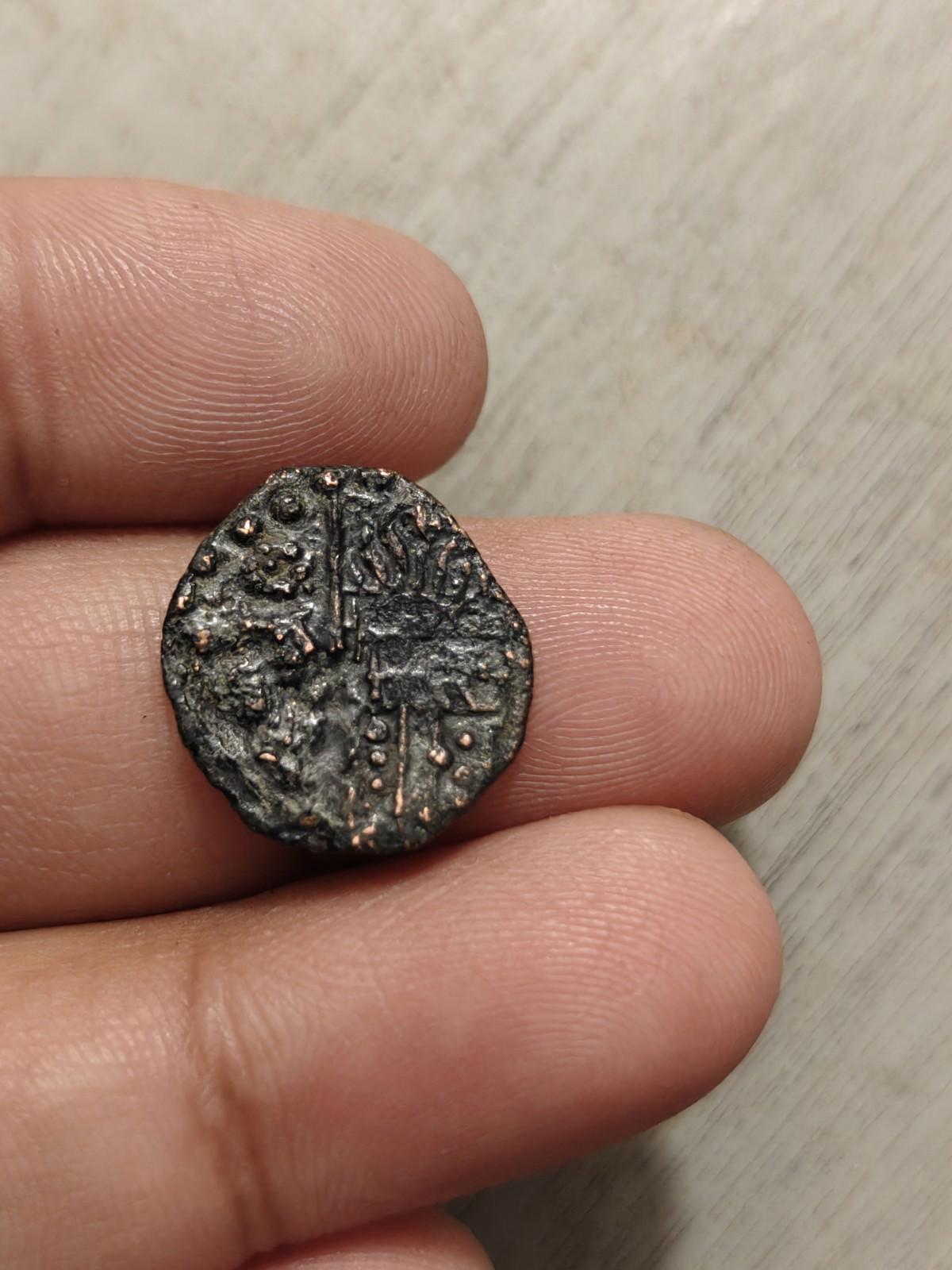 HUNNIC TRIBES or Nezak Huns Nezak Shah 500AD ANCIENT Half Drachm Coin Rare 🥈#&