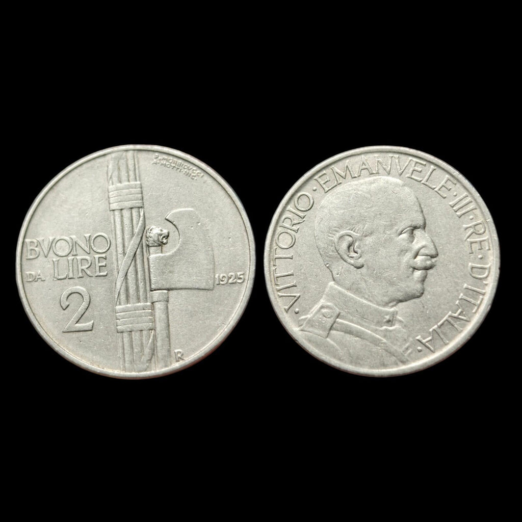 1925 ITALY 2 LIRE - Excellent Coin Uncirculated